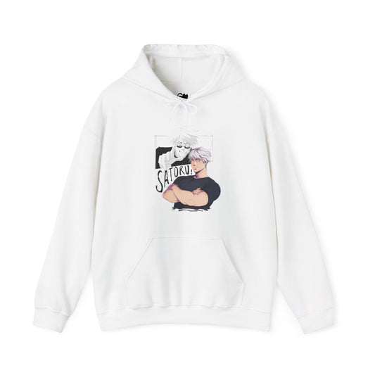 Sudadera con capucha Jujutsu SATORU - ANIME Sudadera unisex Softstyle de Arame