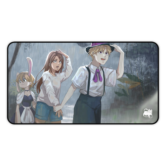 Raining scape – Guiding Candles Mouse Pad by Arame