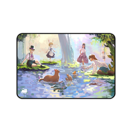 The lake of memories – Guiding Candles Mouse Pad by Arame