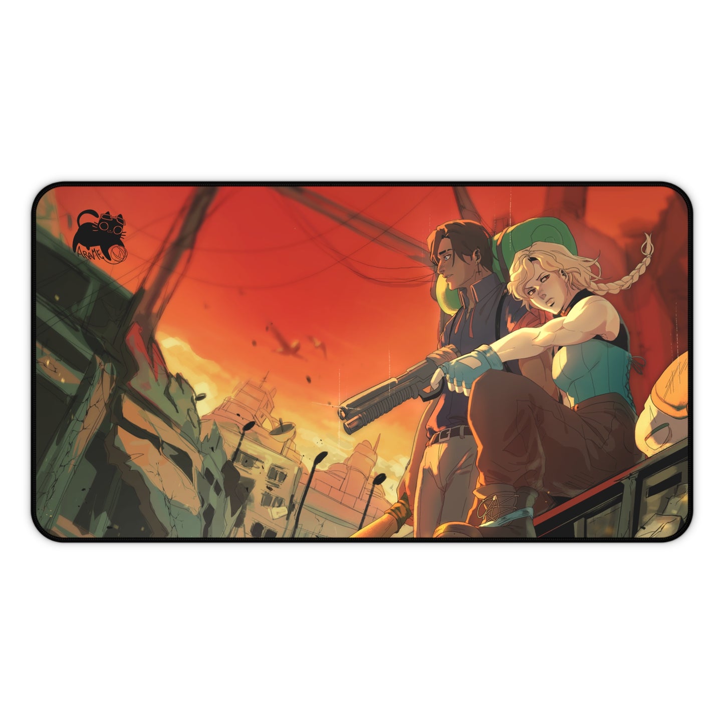 Conquer with Rotten Heart – Exclusive Anime Action Mouse Pad by Arame