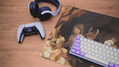 Cave – Guiding Candles Mouse Pad by Arame